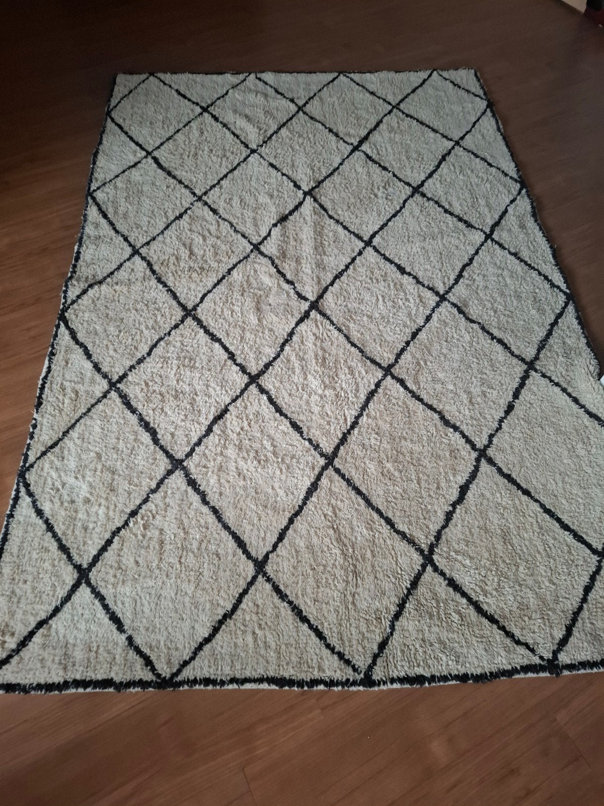 vloerkleed  10 euro, Ophalen of Verzenden, Rechthoekig, Hout