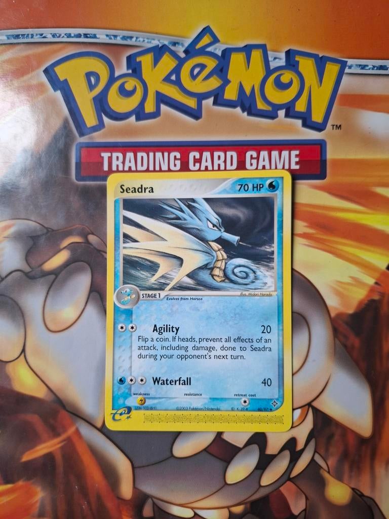 Seadra 40/97 Ex Dragon set pokemon kaart, Hobby en Vrije tijd, Verzamelkaartspellen | Pokémon, Ophalen of Verzenden, Zo goed als nieuw