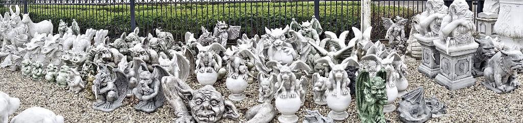 Gargoyle draken trollen fantasy tuinbeeld beton, Ophalen, Nieuw, Beton, Dierenbeeld