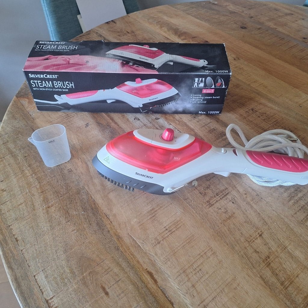 Silvercrest Kledingstomer / Stoomborstel 4-in-1 (1000W), Ophalen, Zo goed als nieuw, Kledingstomer