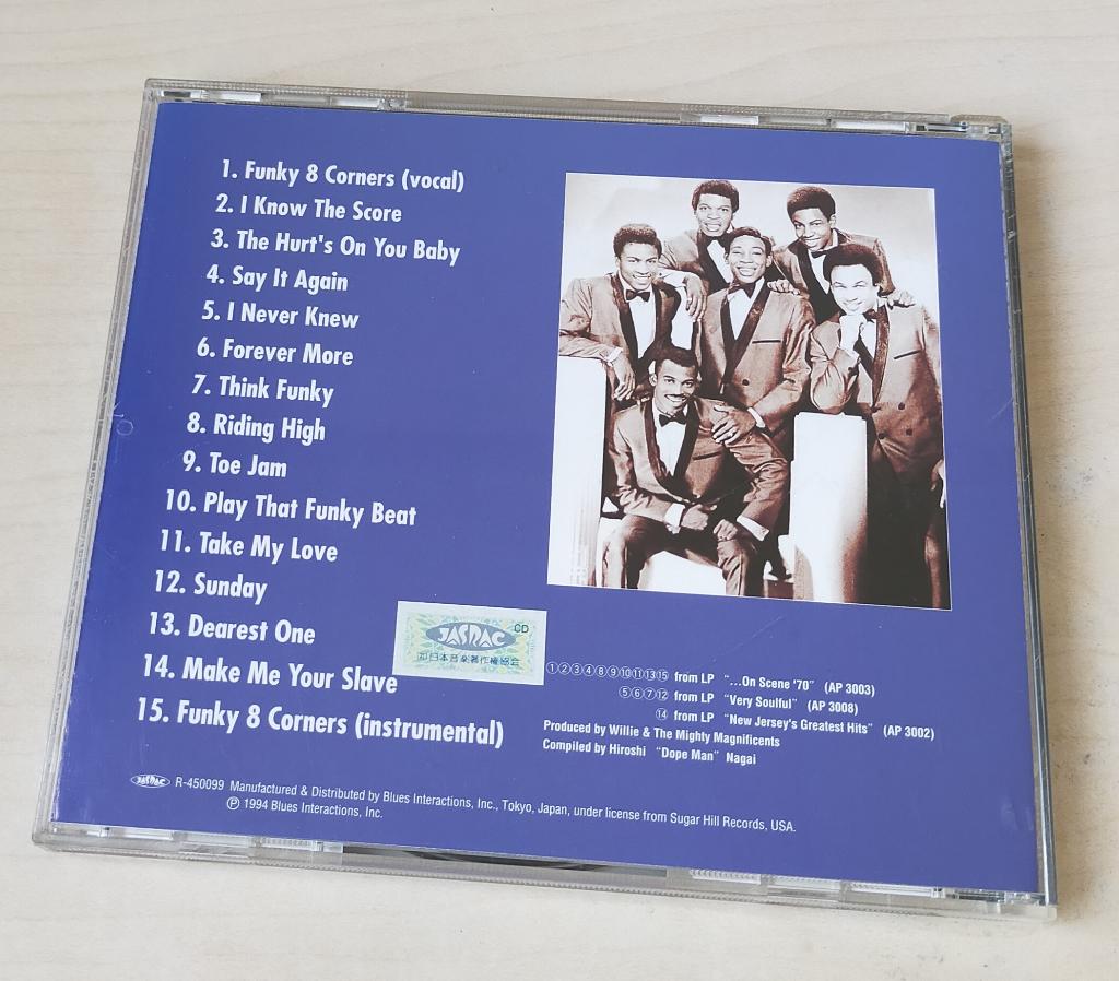 Willie & The Mighty Magnificents - Funky 8 Corners CD Japan, Cd's en Dvd's, Ophalen of Verzenden, Gebruikt
