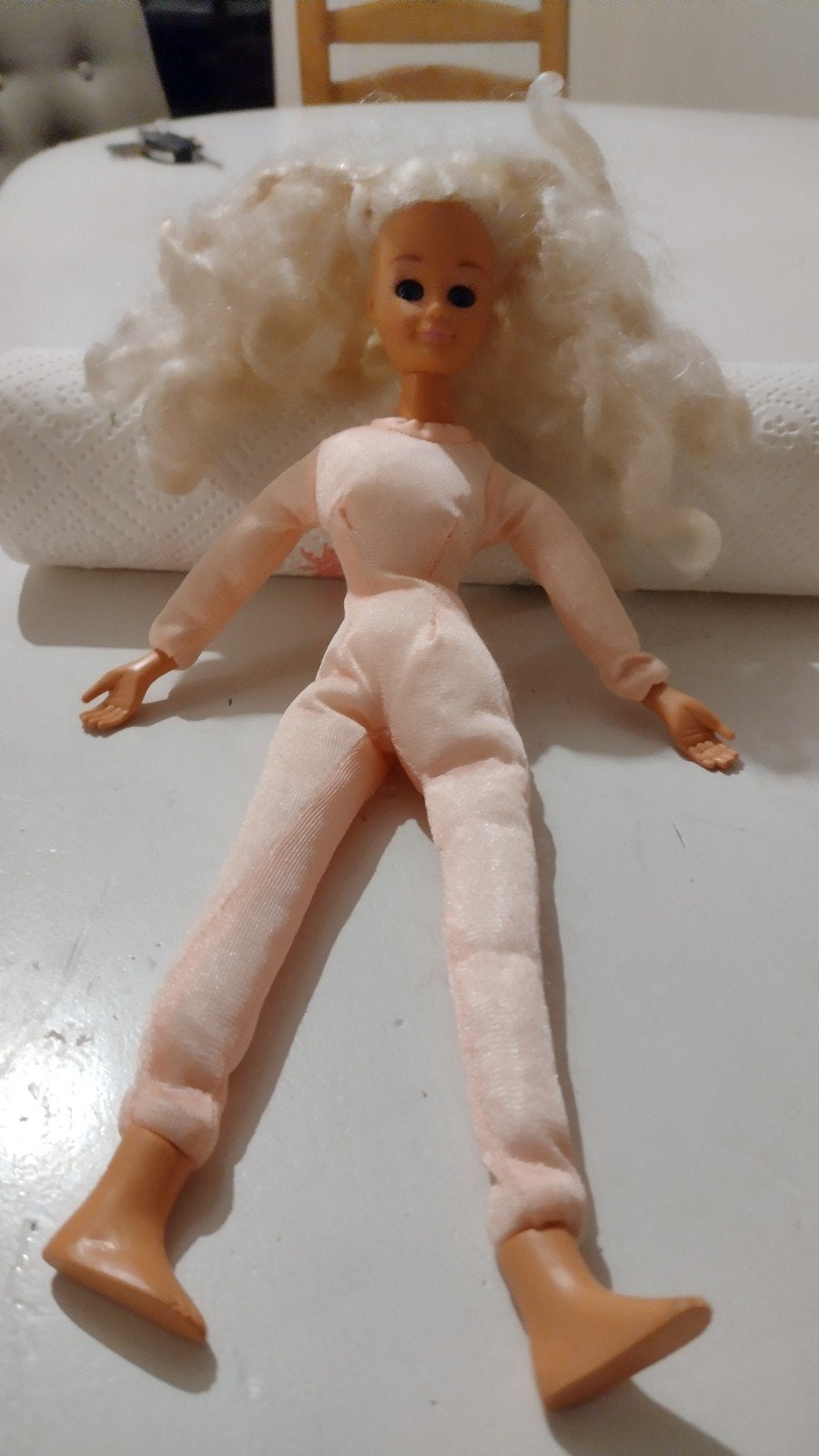 Vintage(bedtime) Barbie pop met lang blond haar, Verzamelen, Poppen, Ophalen of Verzenden, Gebruikt