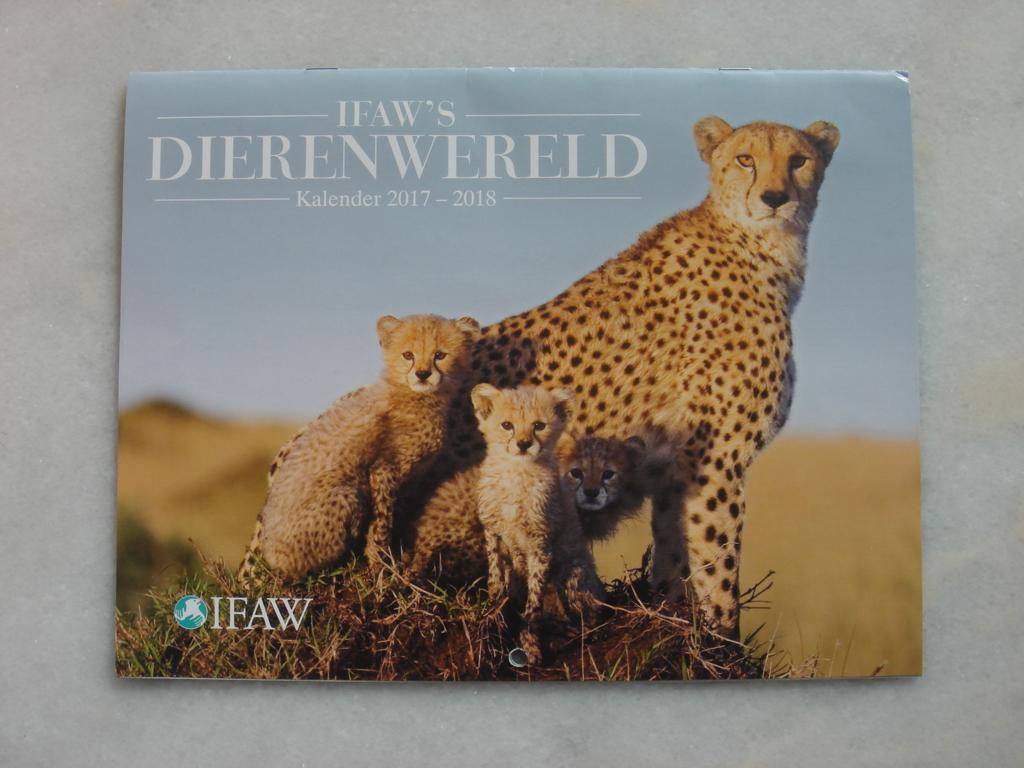 IFAW s Kalender 2017-2018  - Dierenwereld, Ophalen of Verzenden, Maandkalender, Nieuw