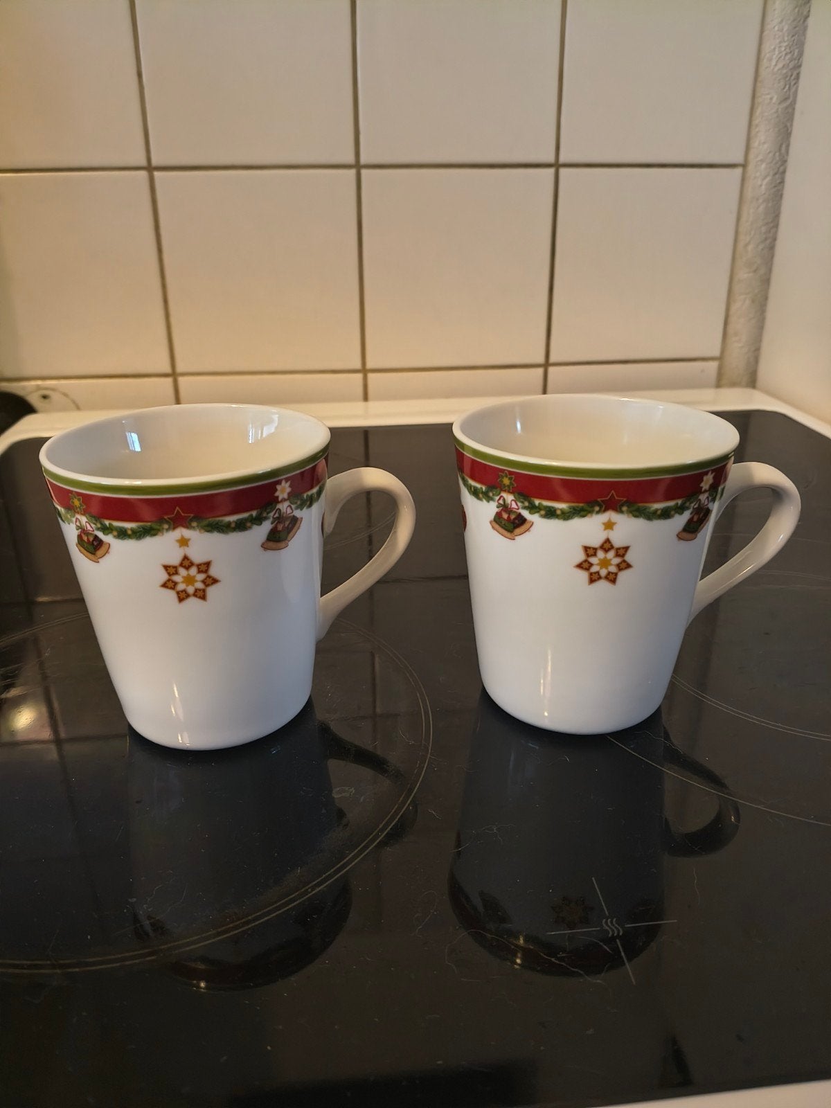 Ritzenhoff Kerst Mokken - Set van 2, Overige merken, Keramiek, Zo goed als nieuw, Overige stijlen