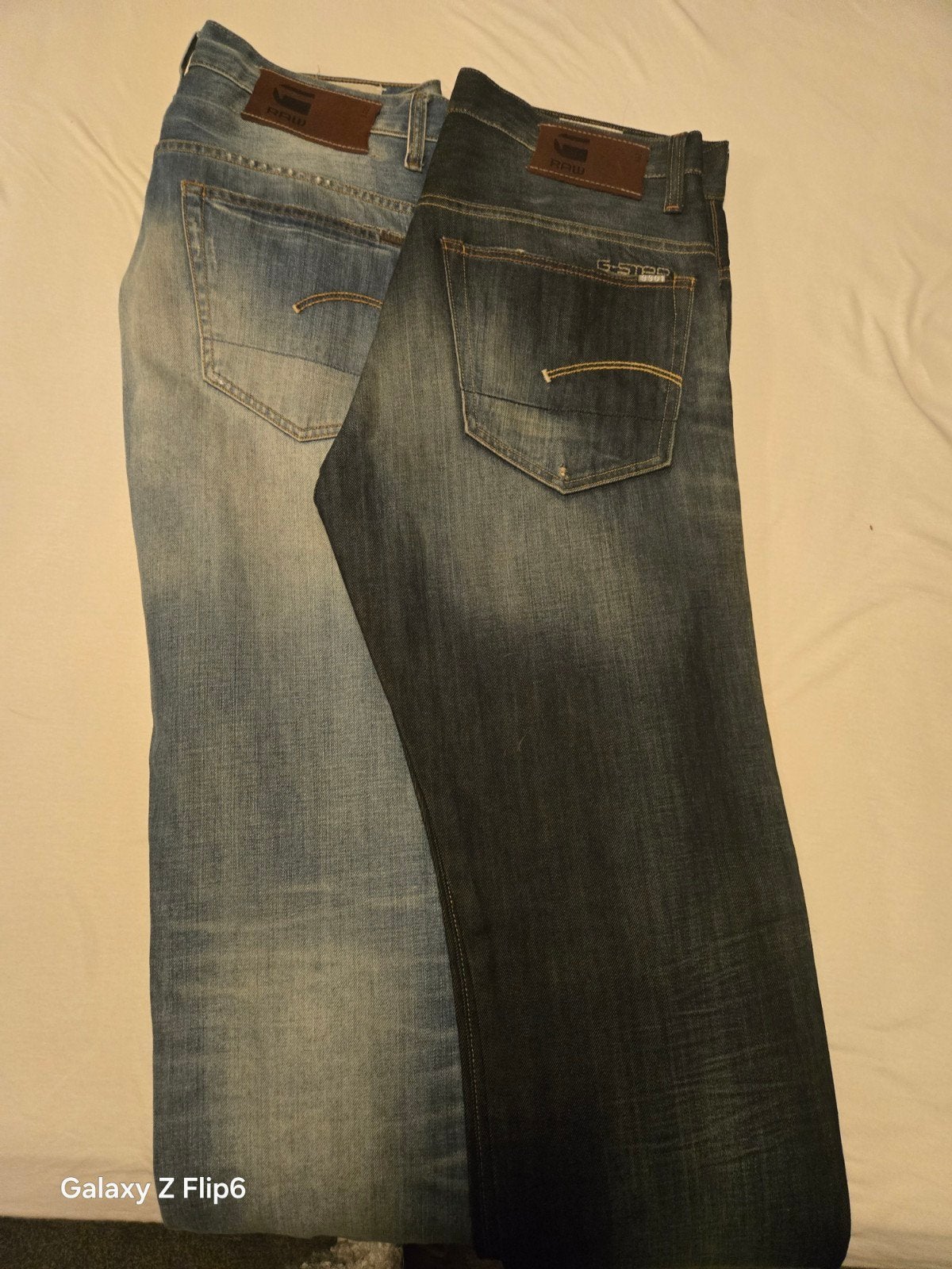 G-Star Broken Jeans - Maat 33-34 - Zo goed als nieuw, Blauw, Ophalen of Verzenden, G-Star, W33 - W34 (confectie 48/50)