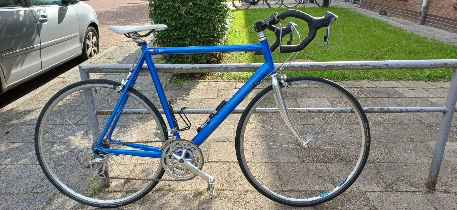 Blauwe racefiets met Shimano versnelling - Gebruikt