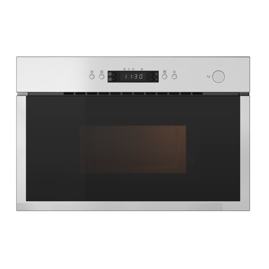 IKEA MATMÄSSIG Inbouw Magnetron - Zilver, Ophalen, Inbouw, 45 tot 60 cm, Magnetron