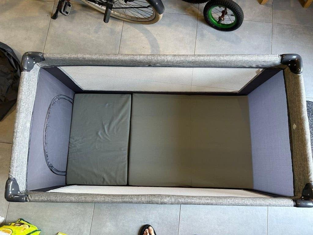 Qute Q-break campingbed Easyfold met matras, Ophalen, 70 tot 85 cm, Zo goed als nieuw, Matras