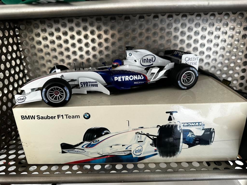 BMW Sauber model F1, Ophalen of Verzenden, Zo goed als nieuw, MiniChamps