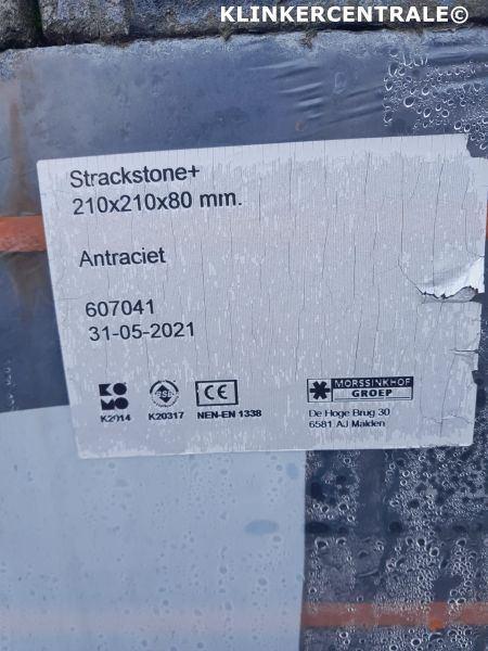 OPRUIMING B-keus restanten Strackstone+DK 21x21x8 vlak antra, Tuin en Terras, Info@morssinkhof-groep.nl, Verzenden, Nieuw, 10 m² of meer