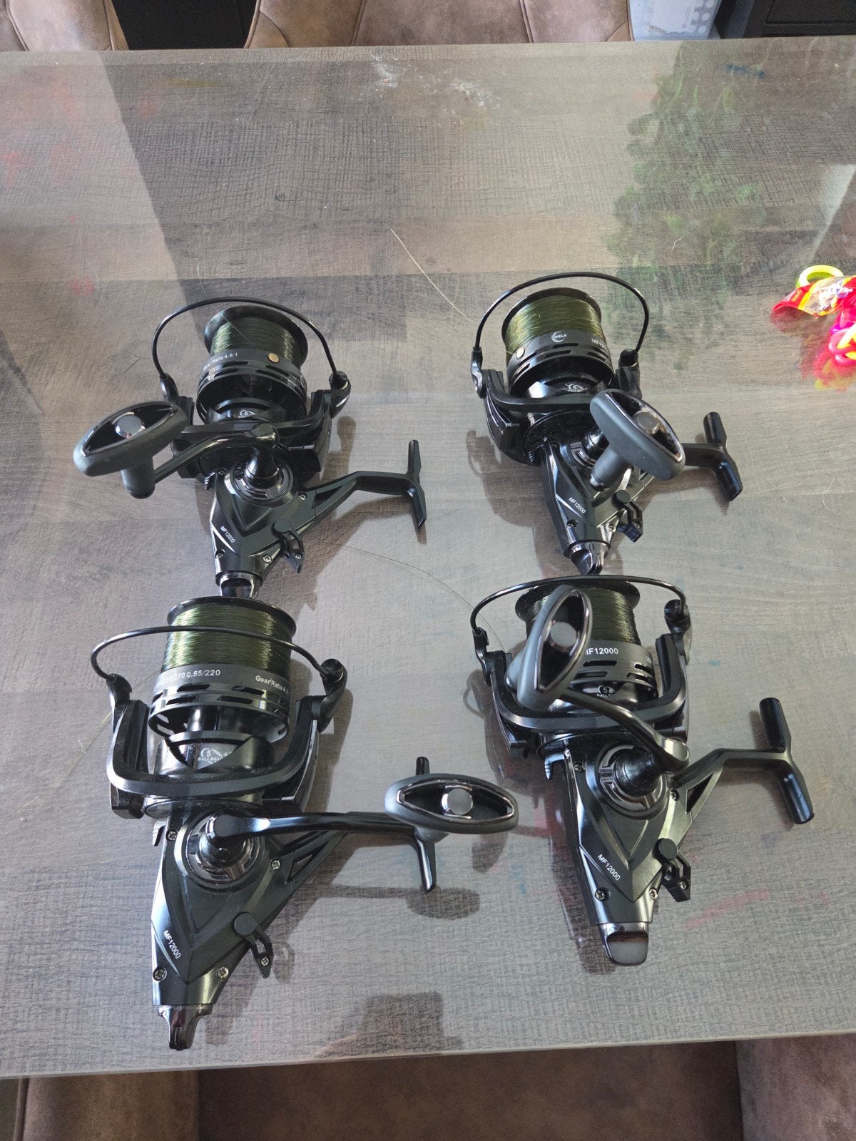 4 karper molens baitrunner (big pit) baitrunners, Ophalen, Zo goed als nieuw, Molen