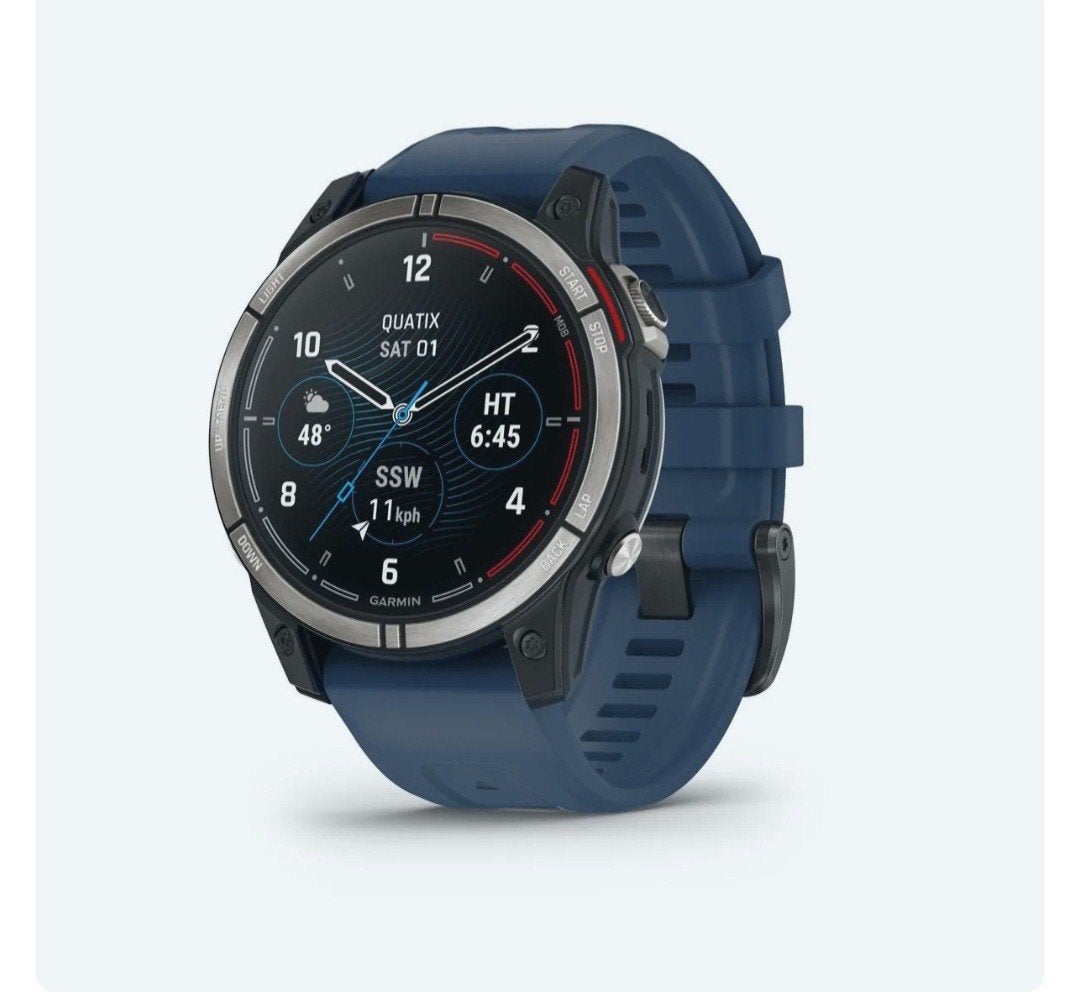 Garmin Quatix 7 Pro - Marine Smartwatch, Sieraden, Tassen en Uiterlijk, Blauw, Garmin, Ophalen of Verzenden, Zo goed als nieuw