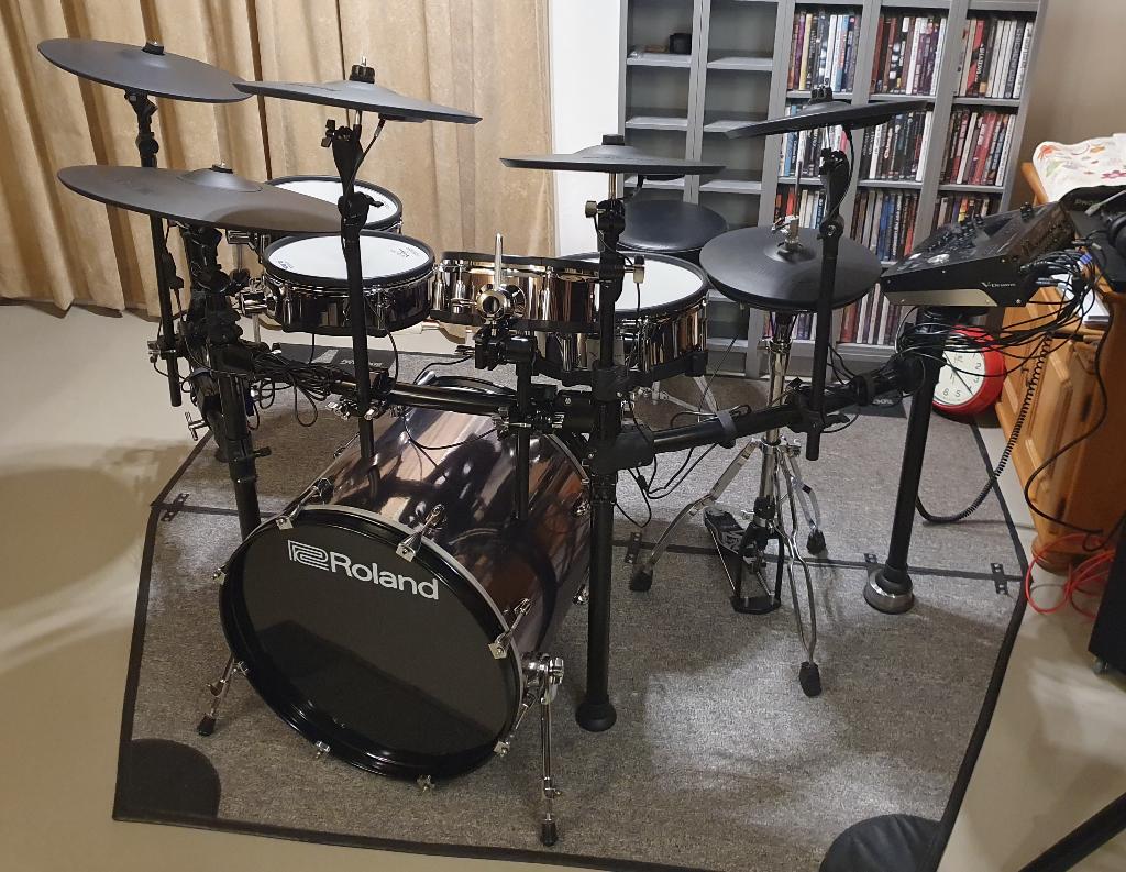 Roland TD50 professioneel drumstel, in nieuwstaat., Muziek en Instrumenten, Ophalen, Zo goed als nieuw, Roland
