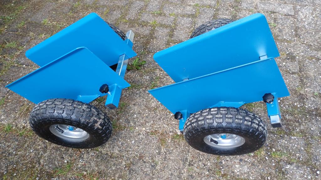 2 Transportkarren platenkar glaskar glasbok platenroller, Doe-het-zelf en Verbouw, Transportwagens, 100 liter of meer, Ophalen of Verzenden