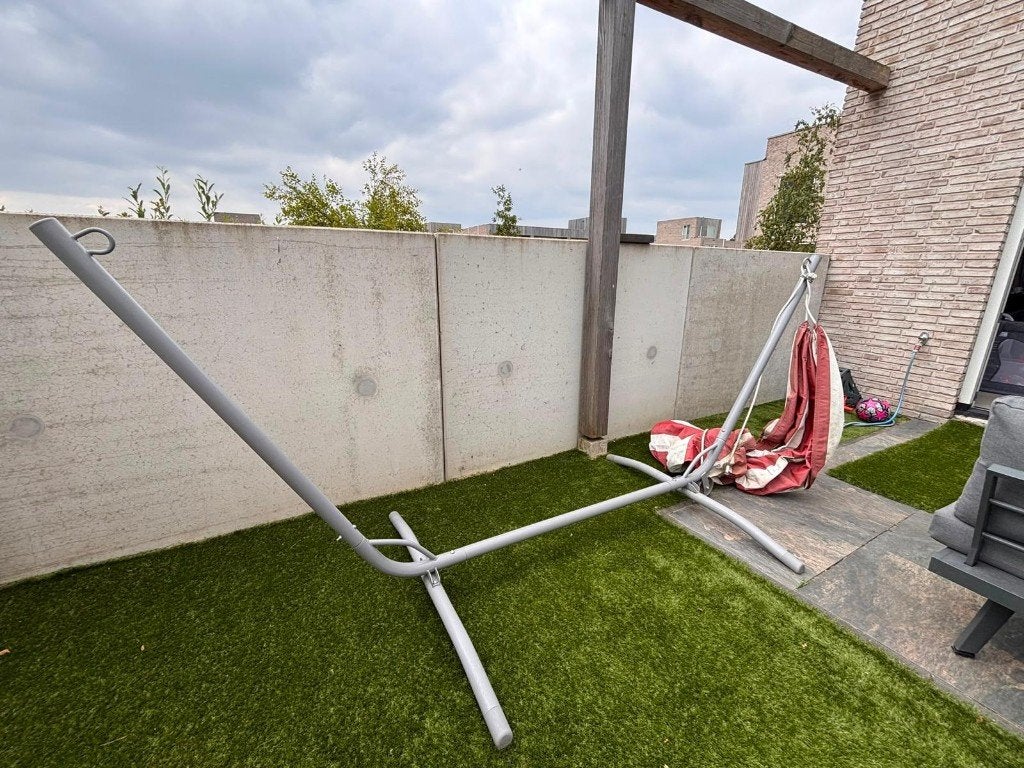 IKEA GÅRÖ hangmatstandaard grijs — ophalen Eindhoven, Tuin en Terras, Ophalen, Gebruikt, Buiten