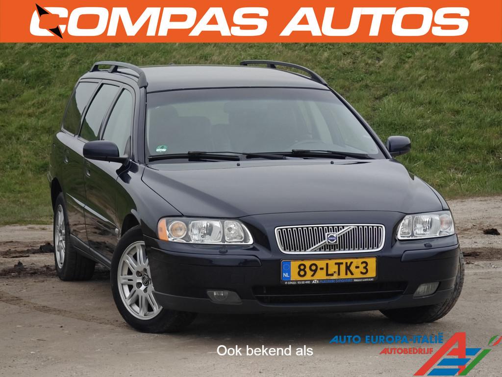 Volvo V70 2.4 CNG Momentum (bj 2006, automaat), Auto's, 1566 kg, Overige kleuren, CNG (Aardgas), 2435 cc