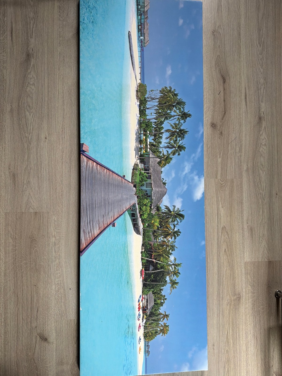 Malediven Canvas Schilderij, Huis en Inrichting, Woonaccessoires | Schilderijen, Tekeningen en Foto's, Ophalen, Zo goed als nieuw