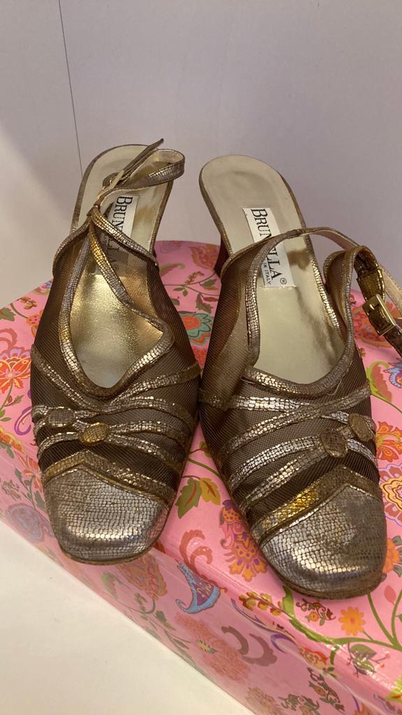 Brunella schoenen open hiel maat 36, Kleding | Dames, Schoenen, Verzenden, Zo goed als nieuw, Pumps
