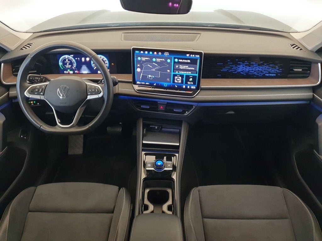 Volkswagen Tayron 1.5 eHybrid DSG/AUT 204pk Elegance Wegklap, Auto's, Volkswagen, 12 maanden, Zwart, 4 cilinders, Leder en Stof