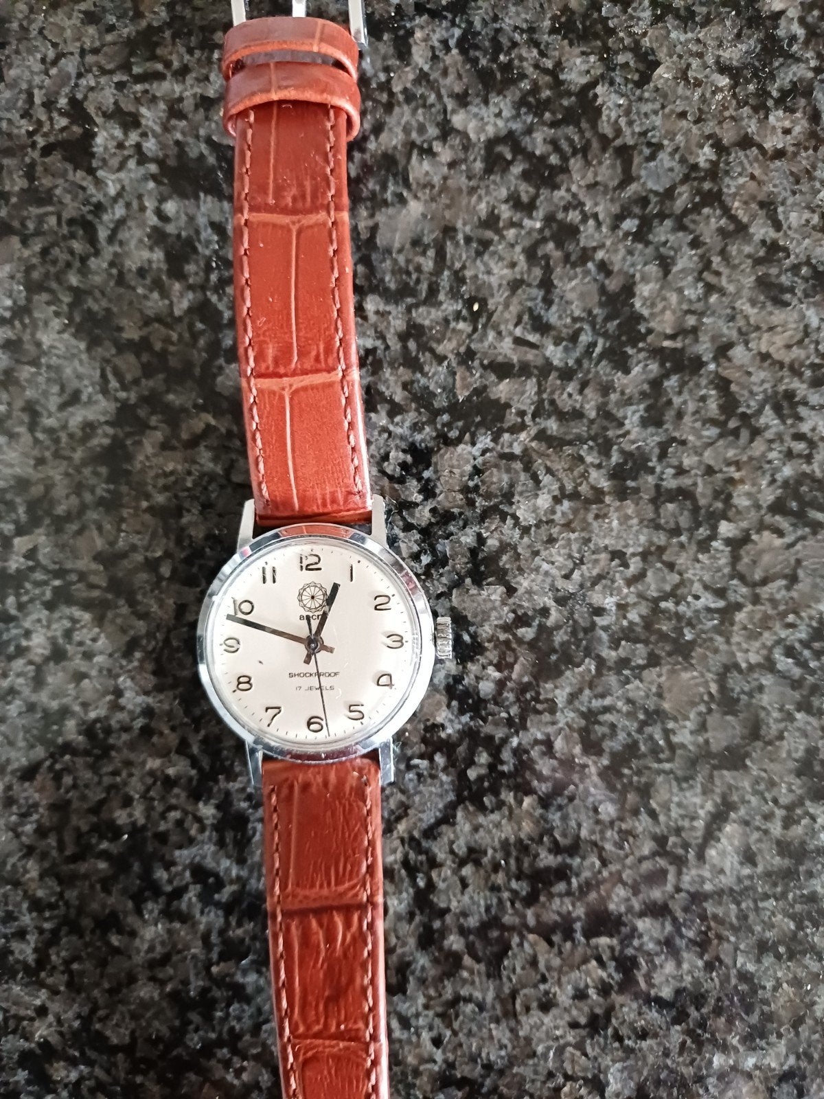 Mechanisch dameshorloge - 28 mm - Zeer nette staat, Overige merken, Leer, Staal, Polshorloge