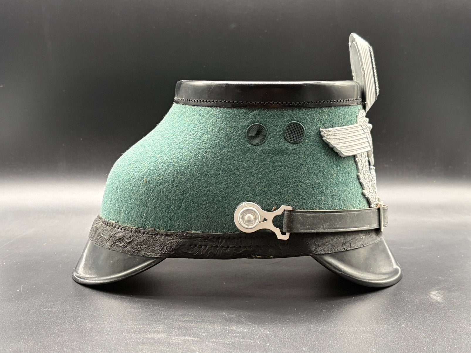 Duitse Polizei Tschako, Ophalen of Verzenden, Landmacht, Duitsland, Helm of Baret