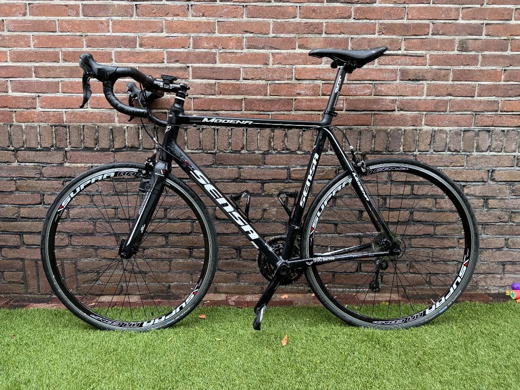 Racefiets Sensa Modena Triple 105 Shimano - 60 cm frame, Fietsen en Brommers, 28 inch, Gebruikt, Aluminium, 57 tot 61 cm