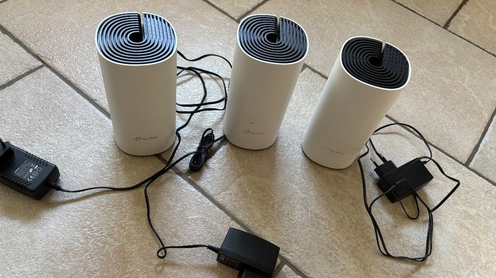 3 Tp link Deco M4R(EU) Ver: 2.0, Computers en Software, WiFi-versterkers, Ophalen of Verzenden, Gebruikt