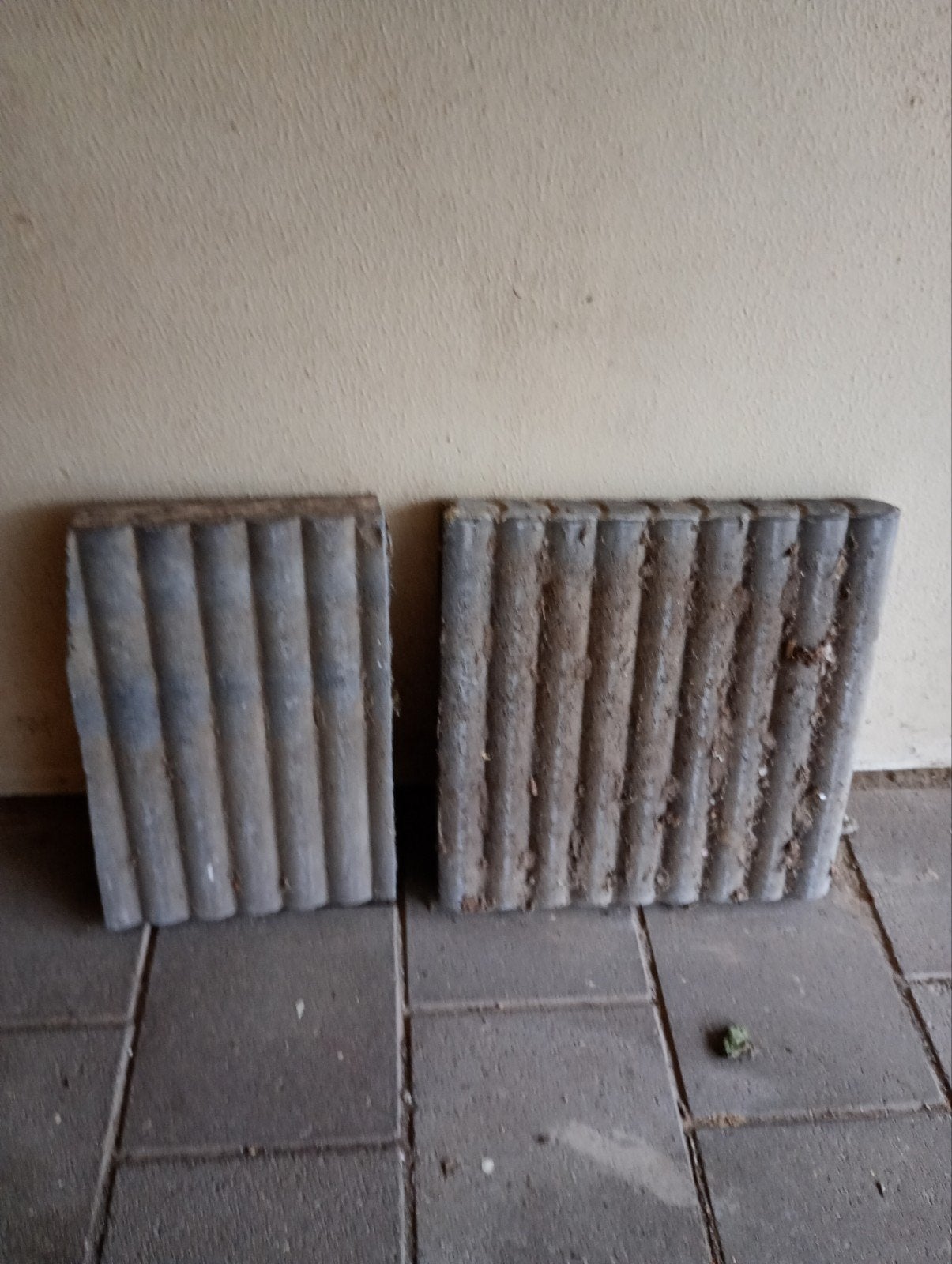 Betonnen borders 50x50 en 50x34, Tuin en Terras, Tegels en Klinkers, Ophalen, Gebruikt, Overige typen, Minder dan 5 m²