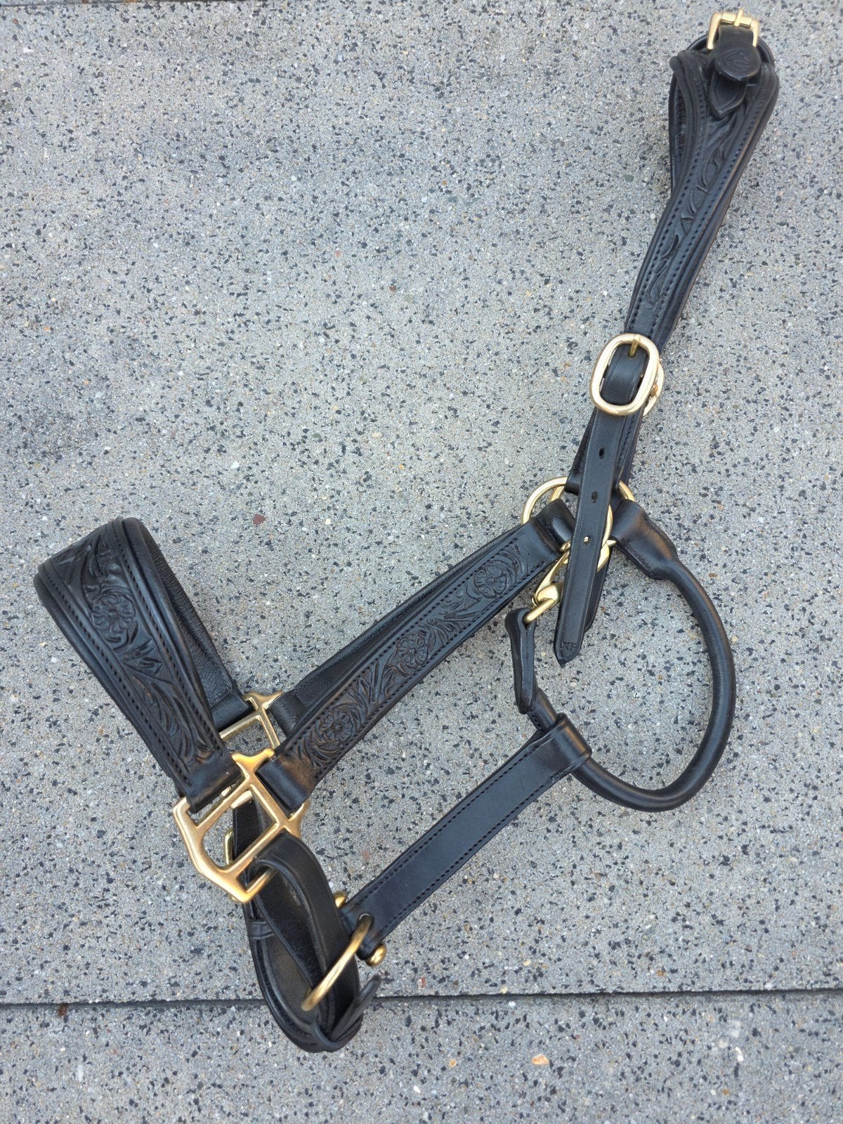 Edix Kaily lederen halster - Full/X-Full, Dieren en Toebehoren, Paarden en Pony's | Hoofdstellen en Tuigage, Zo goed als nieuw