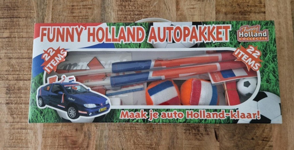 Funny WK Holland Autopakket 22-delig - Hup, Holland, hup!, Ophalen of Verzenden, Nieuw