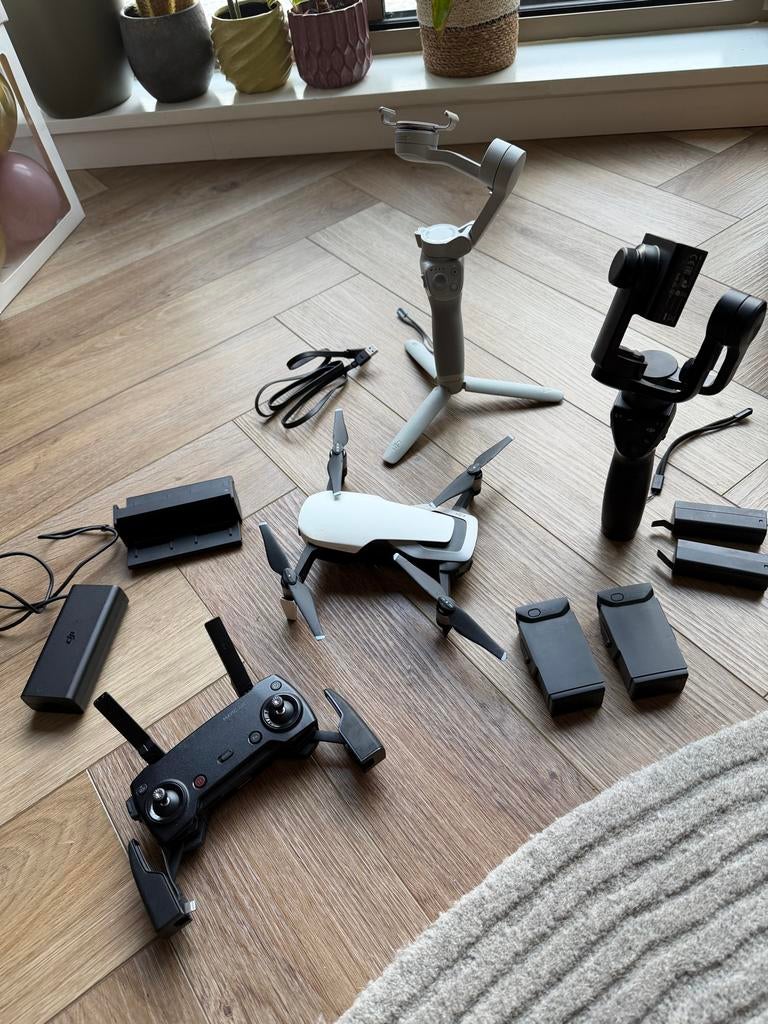 DJI Mavic Air & OSMO's - Compleet pakket (gimbal reparatie n, Audio, Tv en Foto, Drones, Gebruikt, Cameradrone, Ophalen of Verzenden