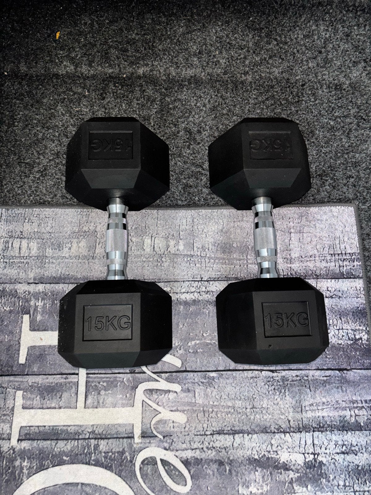 15 KG Hex Dumbell, Ophalen, Zo goed als nieuw, Armen, Dumbbell