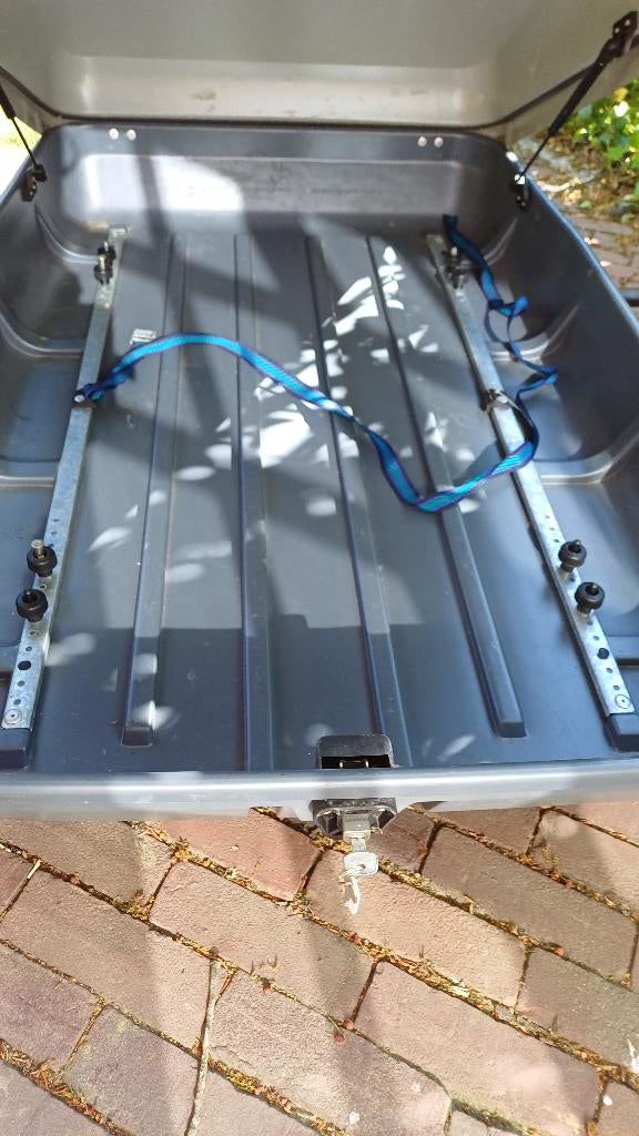 Dakkoffer Atera 370 l met dakdrager, Auto diversen, Dakkoffers, Ophalen, Gebruikt