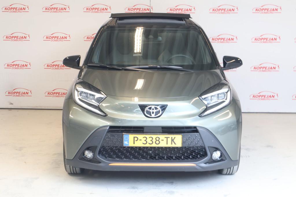 Toyota Aygo X 1.0 VVT-i S-CVT Limited NL auto,Cabrio, carpla, Auto's, Gebruikt, 4 stoelen, Leder en Stof, Origineel Nederlands