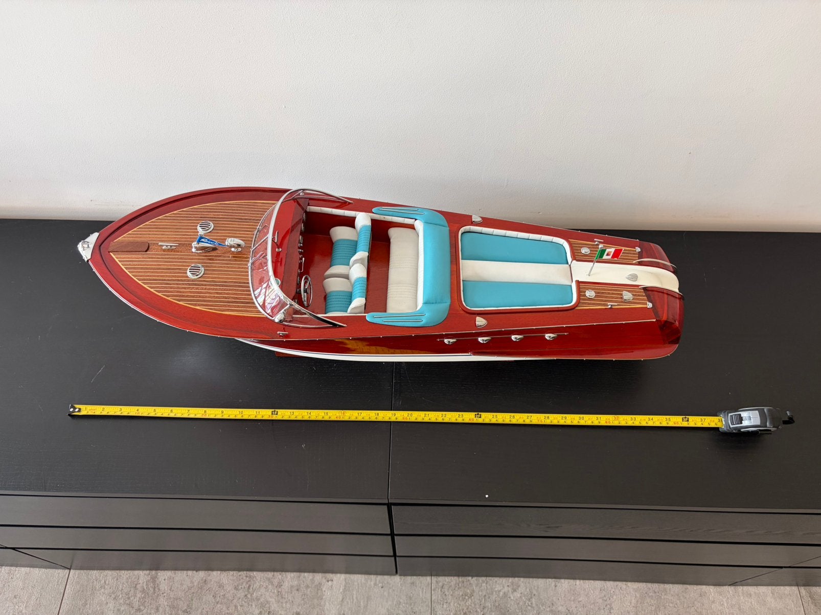 Exclusief Riva Aquarama schaalmodel (90cm) – luxe eyecatcher, Ophalen of Verzenden, Nieuw