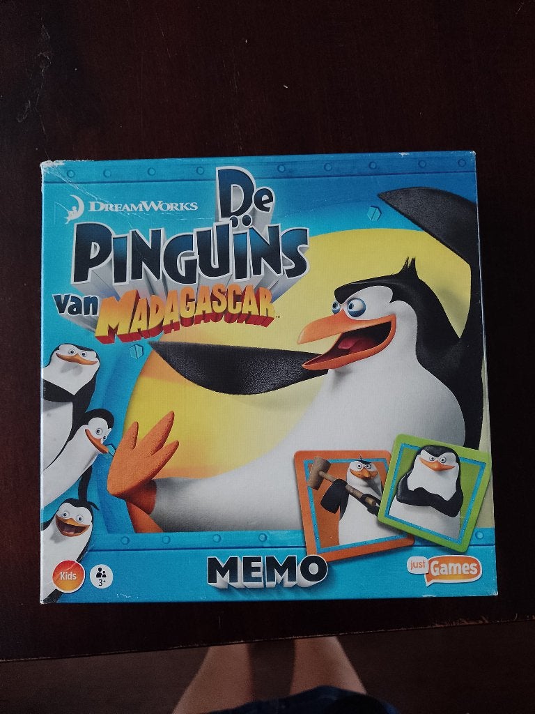 memospel Pinguins van Madagskar, compleet, Ophalen, Gebruikt, Puzzelen