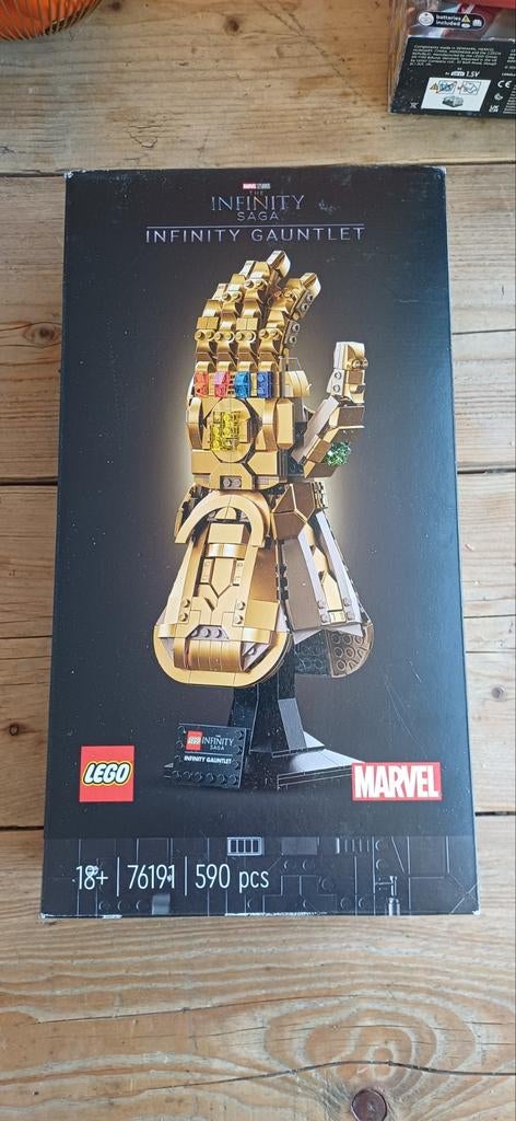 LEGO Marvel Infinity Gauntlet (76191) - deels gebouwd, Ophalen of Verzenden, Gebruikt