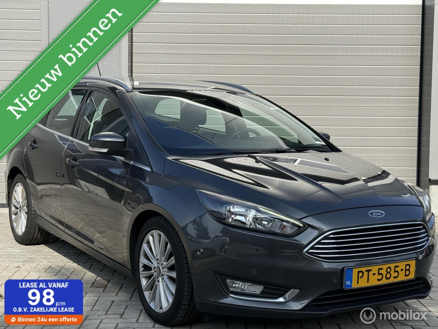 Ford Focus Wagon 1.0 Titanium, Auto's, 125 pk, Gebruikt, Euro 6, Origineel Nederlands