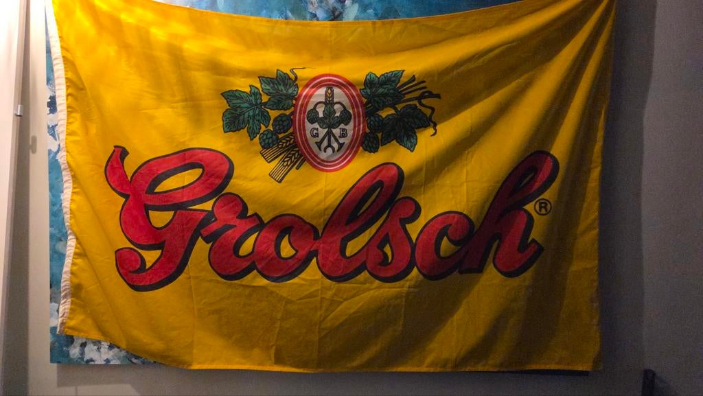 Grolsch vlag, Ophalen