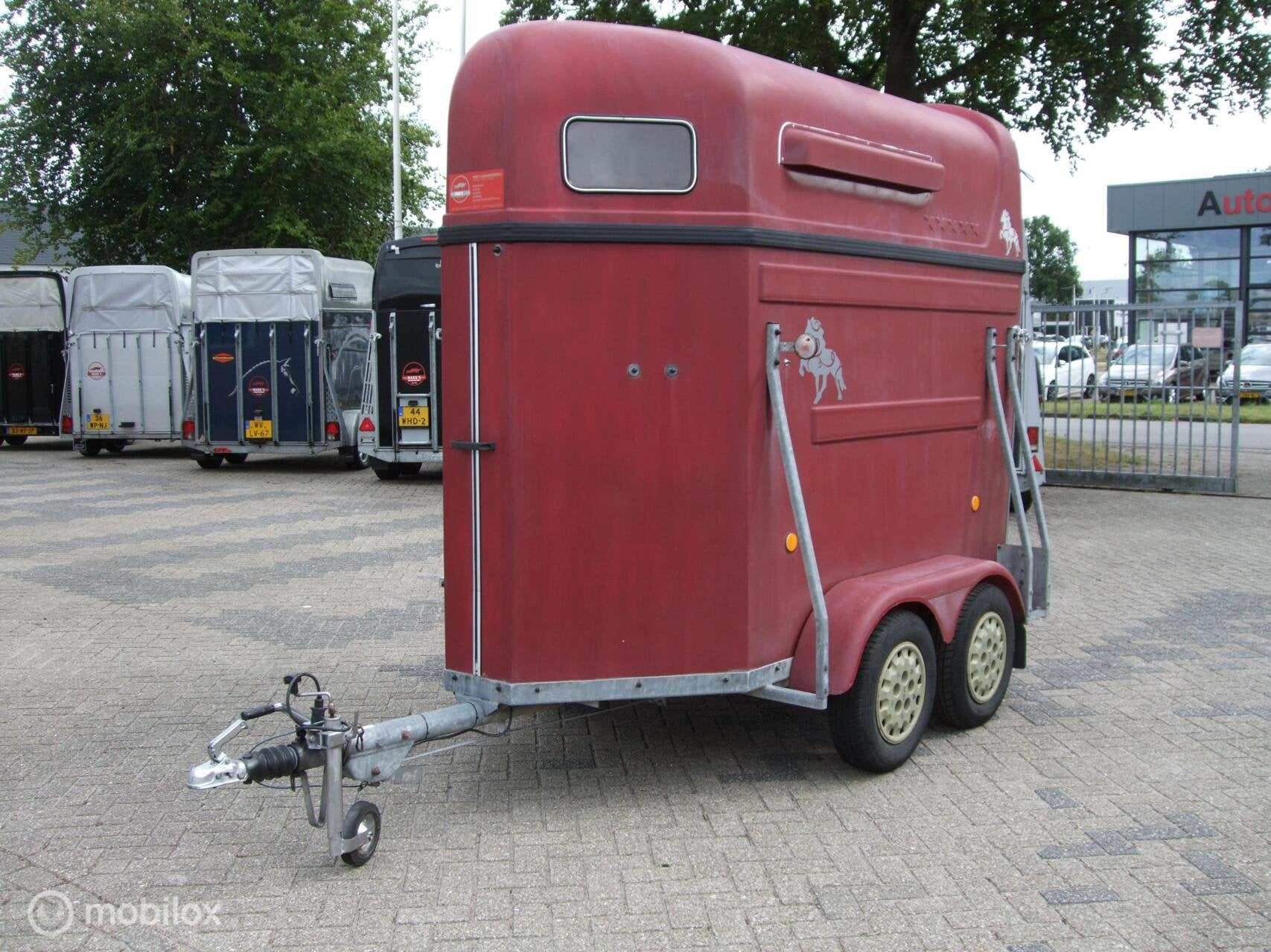 Leuke nette polyetser Heja 5 sterren 1,5 paardstrailer., Dieren en Toebehoren, Gebruikt, Overige typen