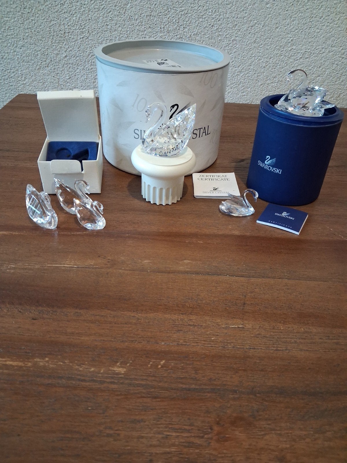 Swarovski Zwanen Collectie - Kristallen Beeldjes, Verzamelen, Swarovski, Ophalen of Verzenden, Zo goed als nieuw, Figuurtje
