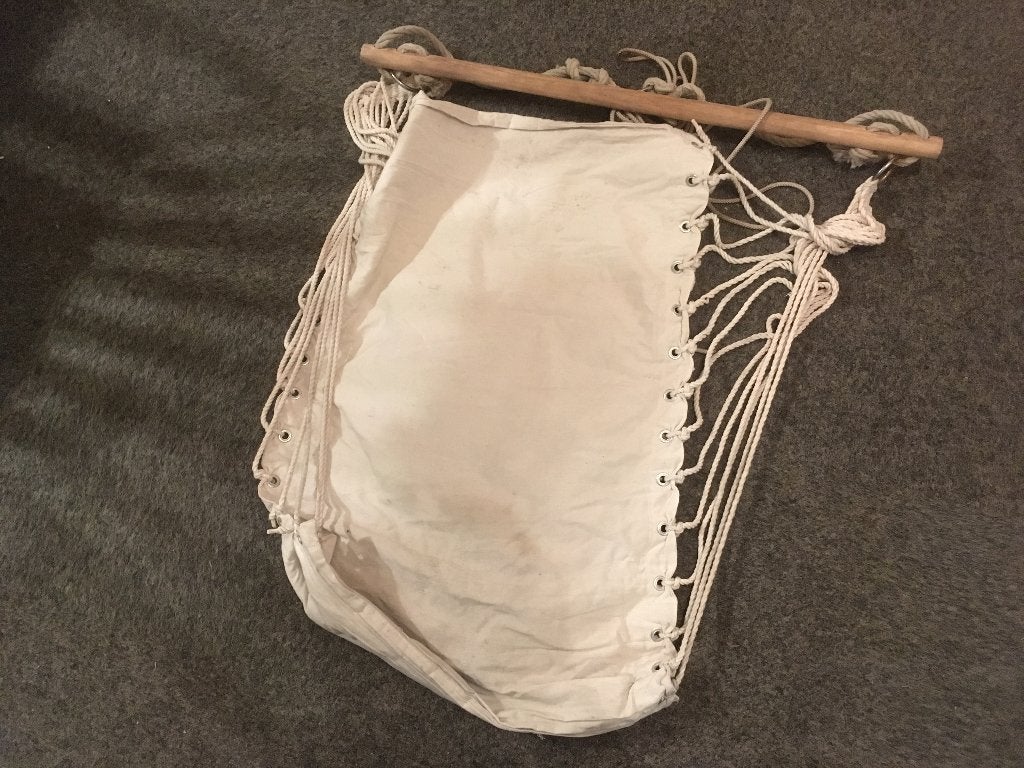 hangstoel stof doek katoen canvas hangmat, Ophalen, Opvouwbaar, Gebruikt, Eenpersoons