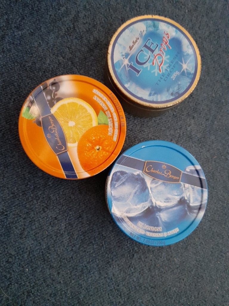 3 metalen TROMMELTJES hoogte 4 cm doorsnee 9,5 cm, Ophalen of Verzenden, Zo goed als nieuw