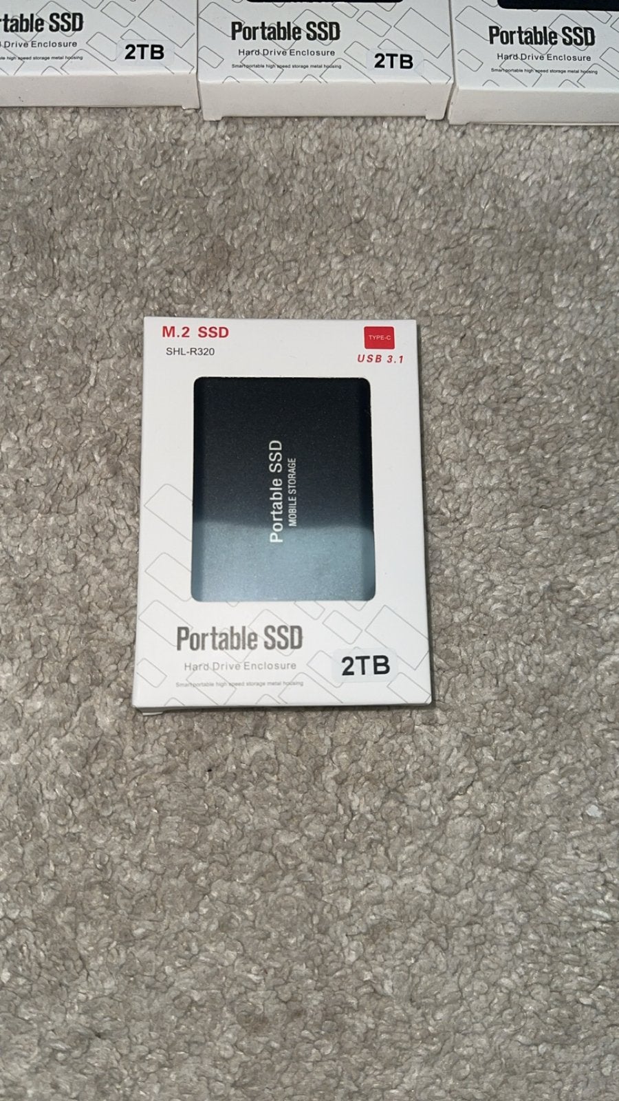 Draagbare SSD M.2 USB 3.1 Type-C 2TB Externe Opslag, Server, SSD, Nieuw, Ophalen of Verzenden