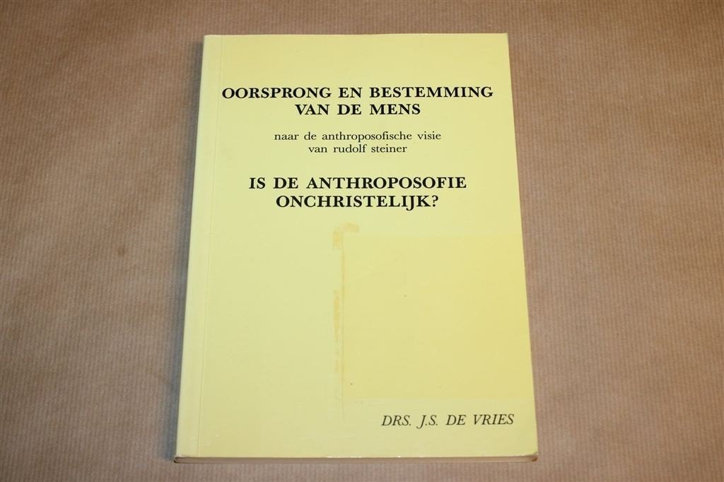 Oorsprong & Bestemming van de Mens — Steiner & Anthroposofie, Ophalen of Verzenden, Gelezen, Overige onderwerpen, Achtergrond en Informatie