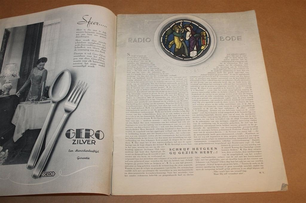 Radiobode Kerstnummer 1939 — Kunst, Radio & Reclame, Ophalen of Verzenden, Gelezen