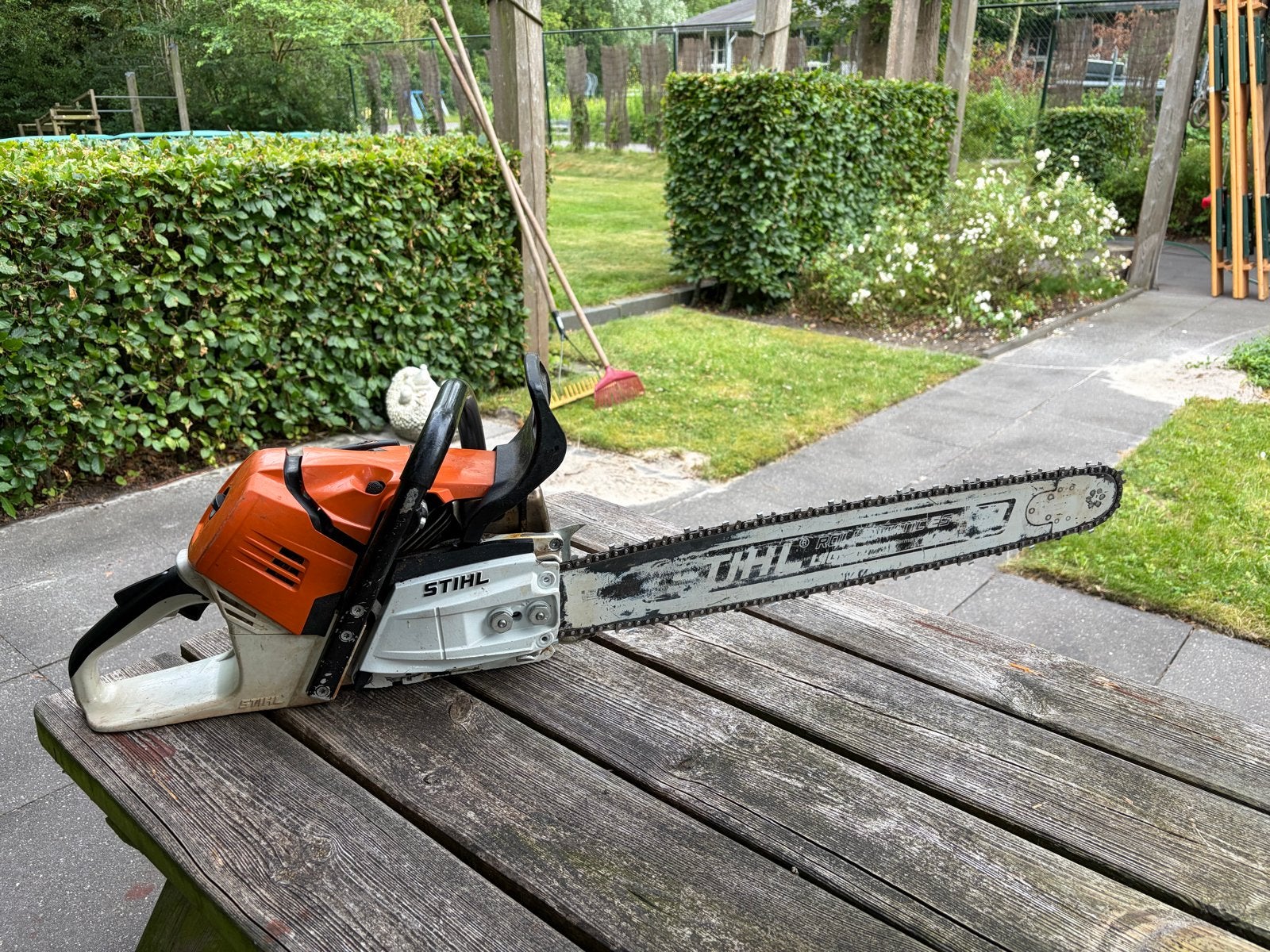 Stihl MS 500i Kettingzaag, Ophalen, Gebruikt, Kettingzaag, 30 tot 70 mm