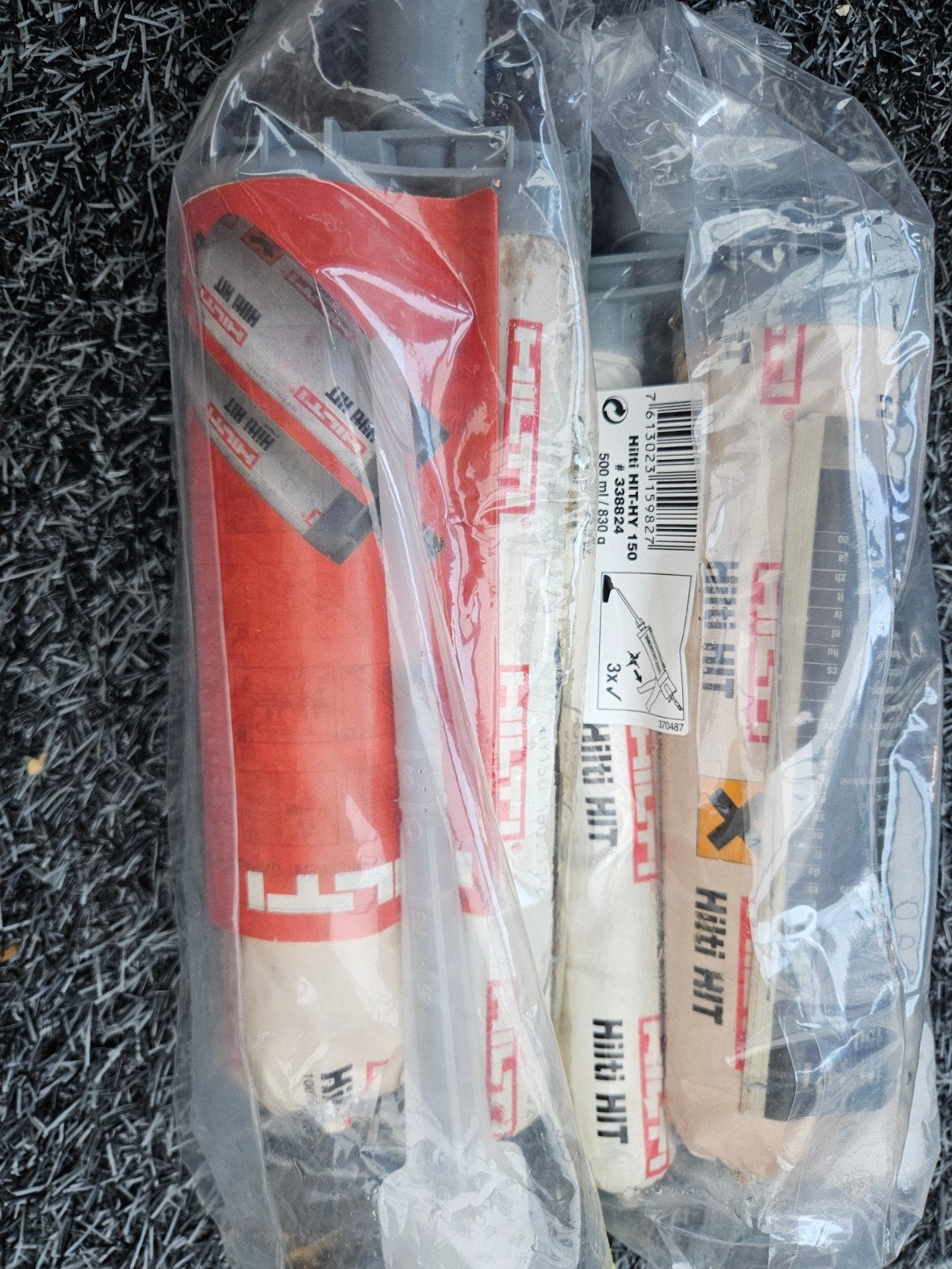 2x Hilti HIT-HY 150 Injectiemortel - Nieuw, Doe-het-zelf en Verbouw, Gereedschap | Handgereedschap, Ophalen of Verzenden, Nieuw