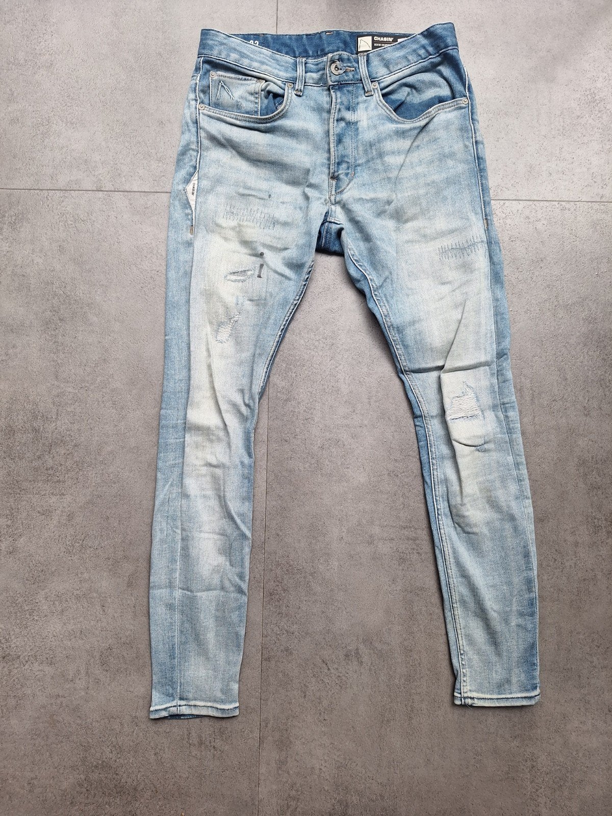 Chasin' Skinny Jeans - Maat 28/32, Chasin', Blauw, W32 (confectie 46) of kleiner, Ophalen of Verzenden