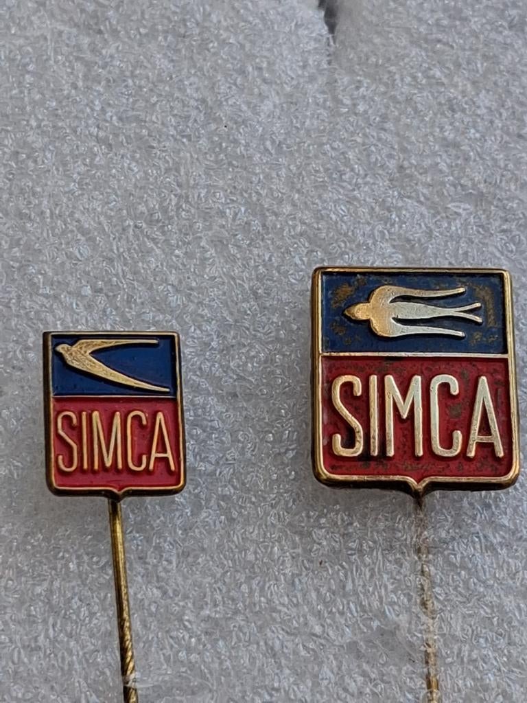 Speldje Simca oldtimer auto, Ophalen of Verzenden, Gebruikt, Transport